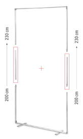 УДЪЛЖИТЕЛ ЗА РЕКЛАМНА СТЕНА MEGA SEG™ 100X200 2.3
