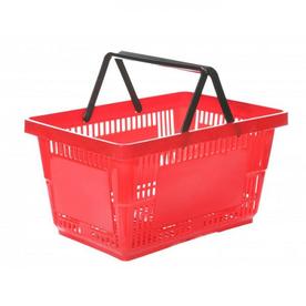 Кошница за пазаруване, PVC, червена, 20 литра