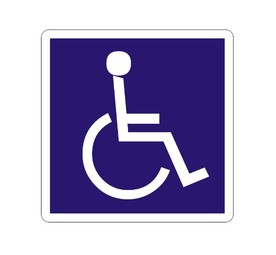 Самозалепващ етикет, пиктограма „Инвалид“