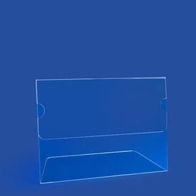 Плексигласова поставка за лист хоризонтална L – форма 210 x 148 x 1.5 мм