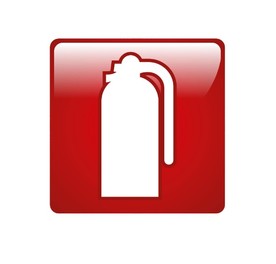 Самозалепващ етикет, пиктограма „Пожарогасител“