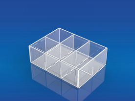Плексигласова кутия – 175 х 130 х 60 мм с 6 гнезда