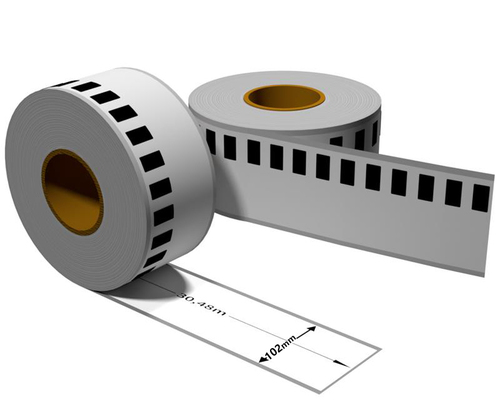 Съвместима непрекъсната лента с етикети Brother DK-22243, 102mmX30,48m