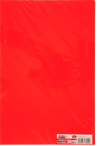 Top Office Самозалепваща хартия, 20 x 30 cm, червена, 10 листа