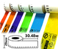 Съвместими цветни етикети за принтери Brother DK с непрекъсната лента, ширина 29mm и дължина 30,48m , 120 ролки